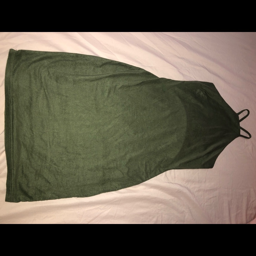 Army green dress